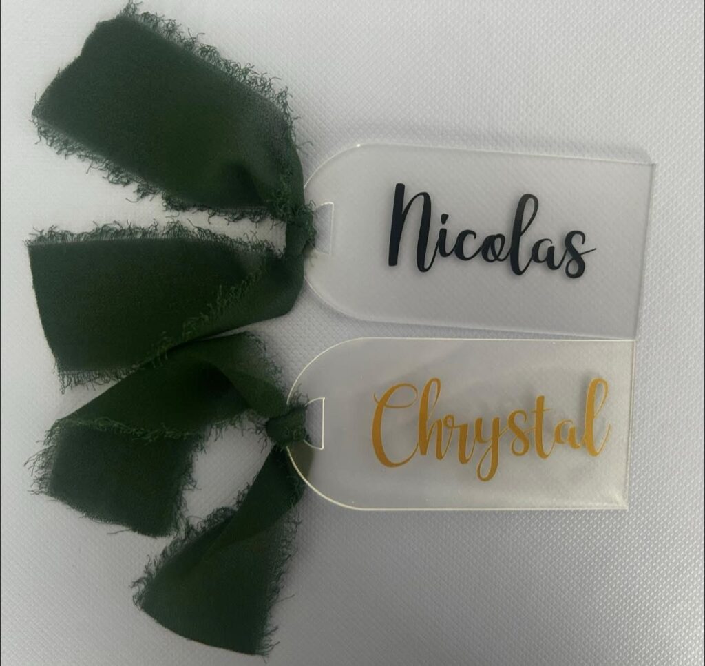 Acrylic Tags