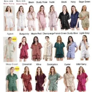 Children Satin Short Set