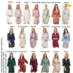 Adults Satin Lace Robes