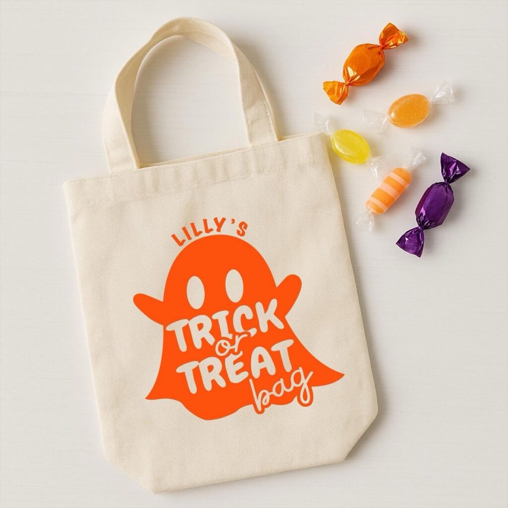 Halloween Trick or Treat Tote Bags